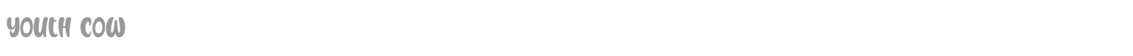 Youth Cow font preview